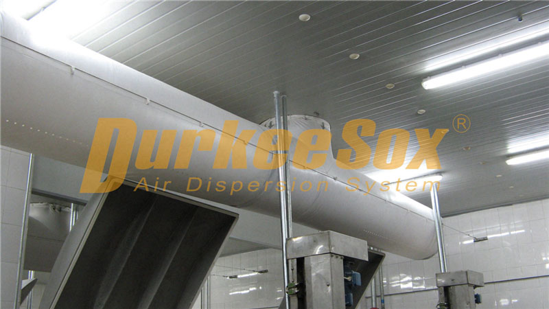 Shuanghui Meat Processing Fabric Air Duct System