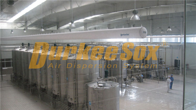 Fabric Air Duct System for Jiayuan Dairy