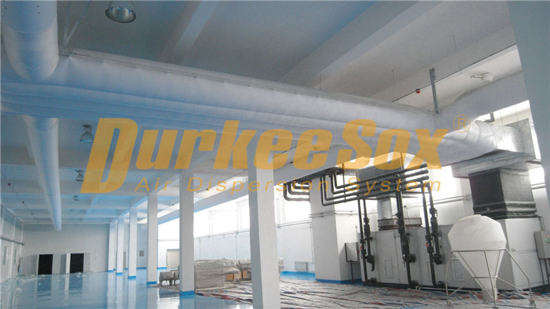 Fabric Air Duct System for Wandashan Dairy