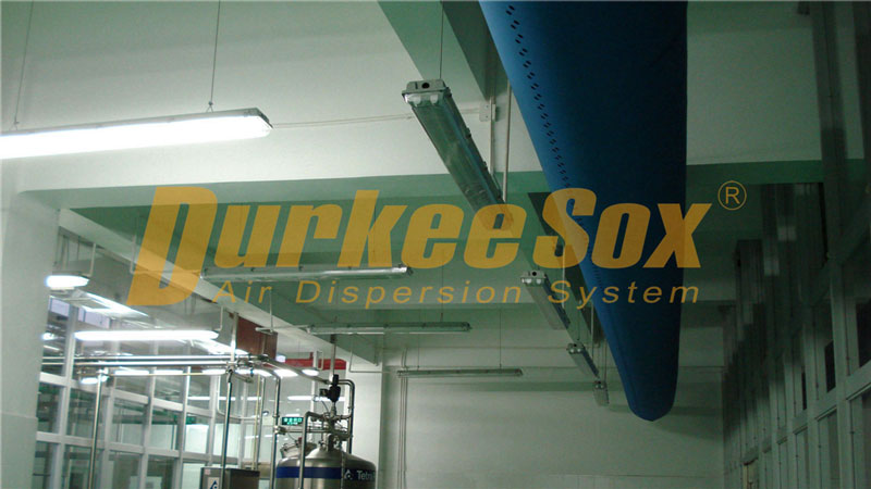 Fabric Air Duct System for Weiji Dairy