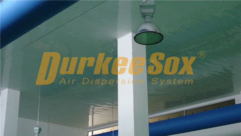 Fabric Air Duct System for Weiji Dairy