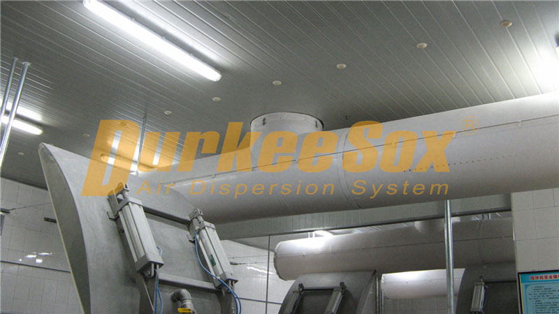 Shuanghui Meat Processing Fabric Air Duct System