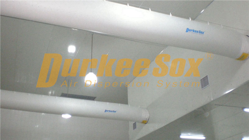 Sinan Meat Processing Fabric Air Duct System