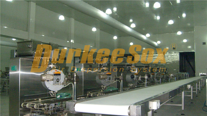 Sinan Meat Processing Fabric Air Duct System