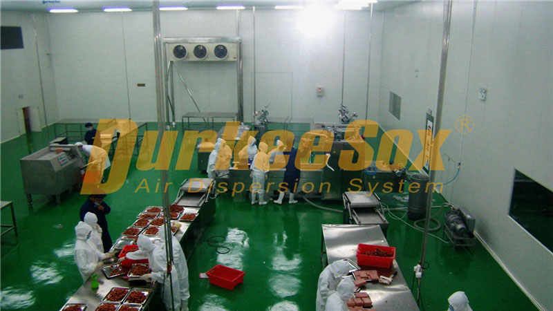 Yunnan Meat Processing Fabric Air Duct System