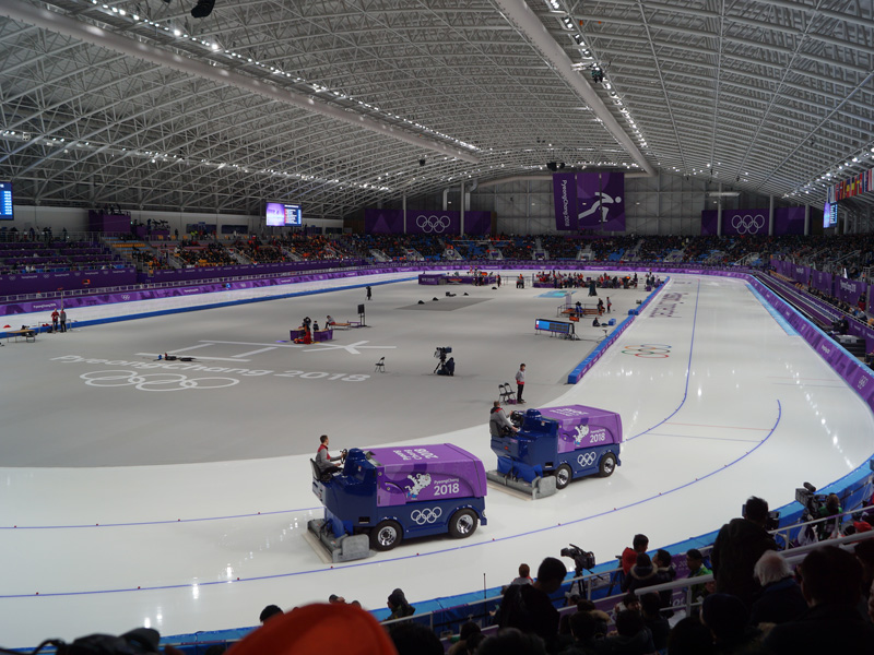 Fabric Air Dispersion System at PyeongChang 2018 Winter Olympic Ice Arena
