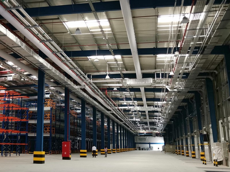 Durkeesox system for warehouse ventilation