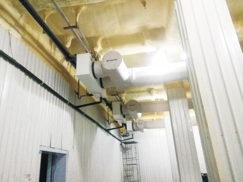 Durkeesox cold storage ventilation